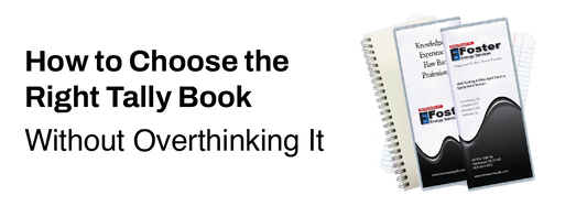 How to Choose the Right Tally Book (Without Overthinking It)
