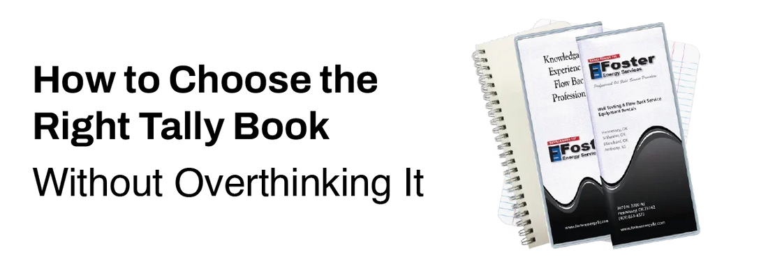 How to Choose the Right Tally Book (Without Overthinking It)