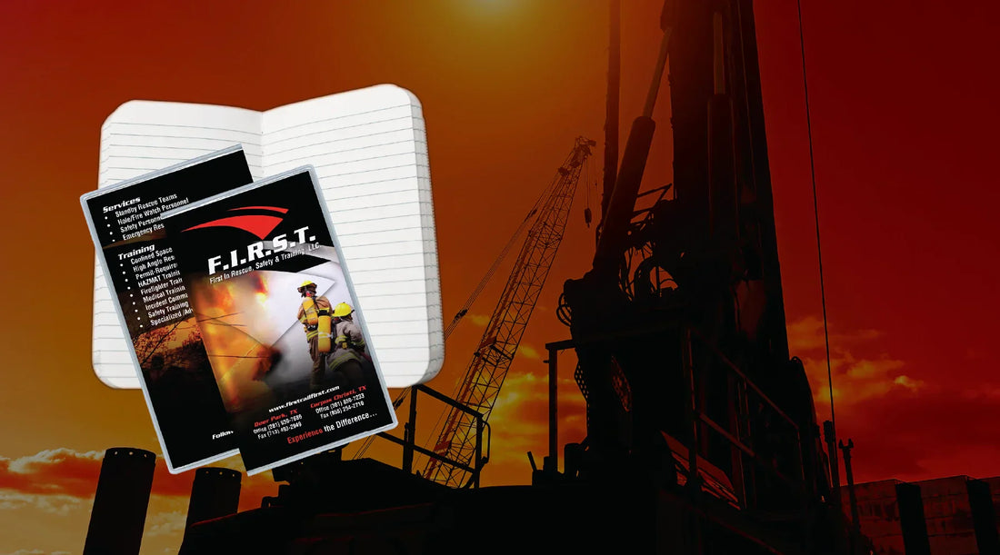 tally-book-with-logo-over-background-of-rig-at-sunset
